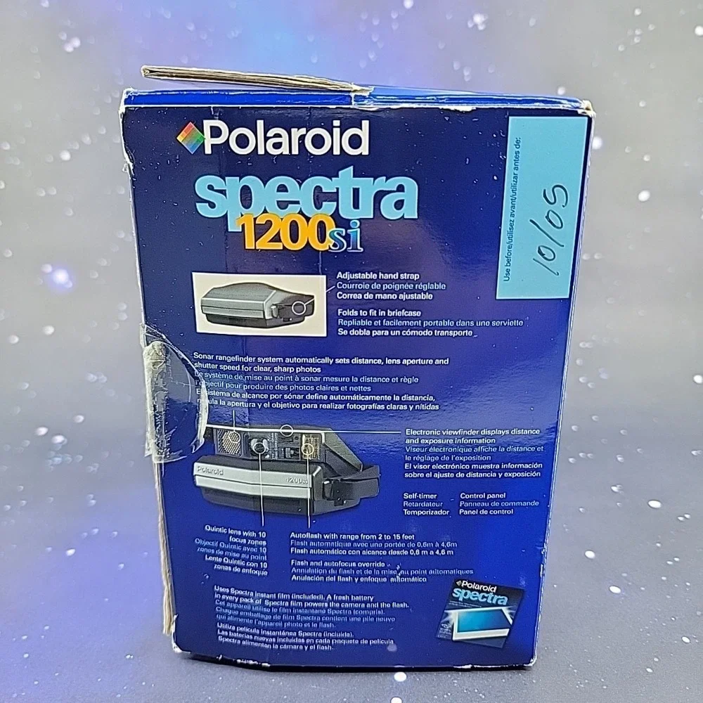 Genuine Vintage Polaroid 1200si Spectra Image Instant Flash Camera Made In UK